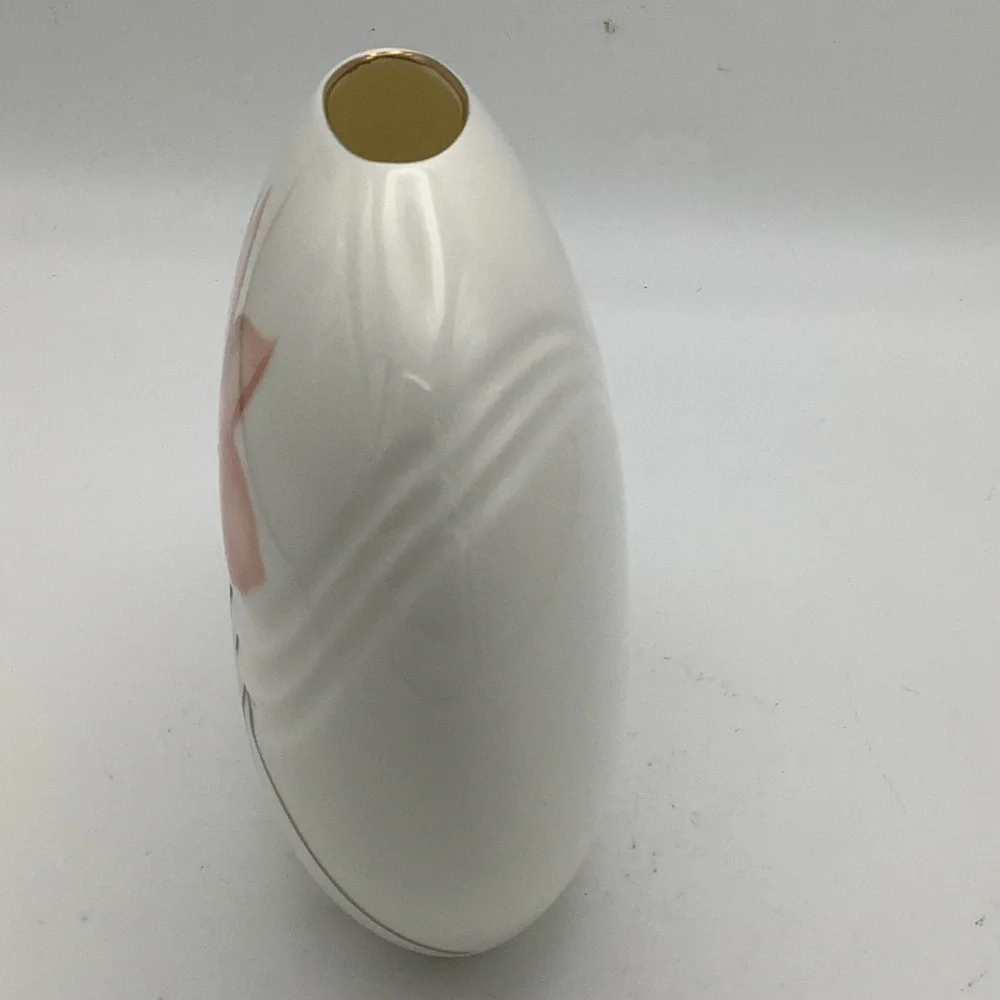 Toyo Japan Floral Round Vase